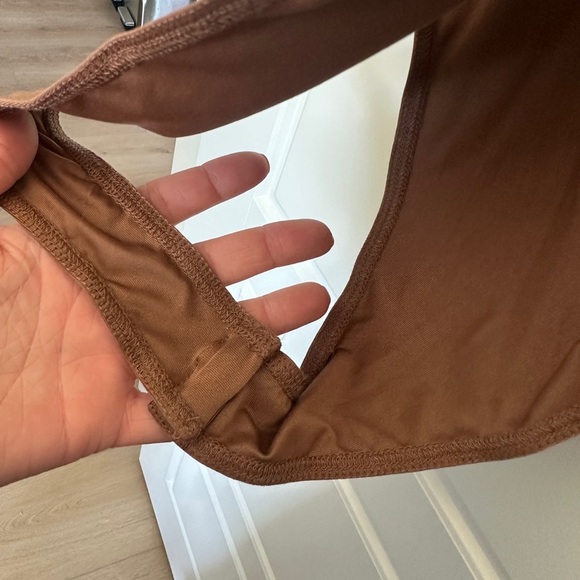 Princess Polly Chocolate / Bronze Cross Back Bodysuit - Picture 4 of 4